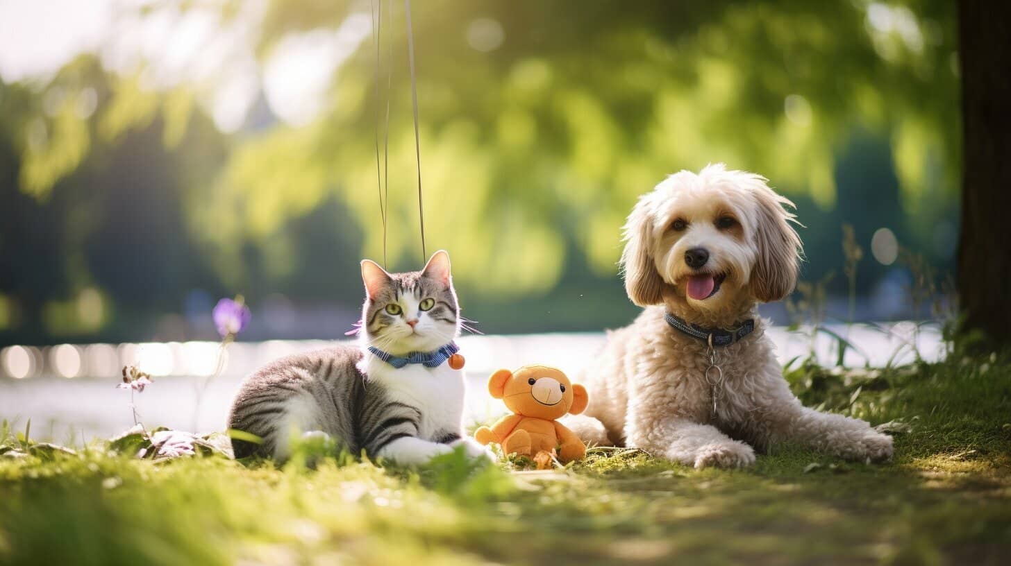 Image of a dog and cat for the post why are dogs better than cats